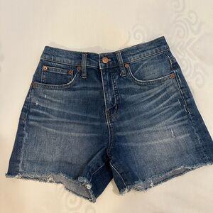 High Rise Jean Shorts